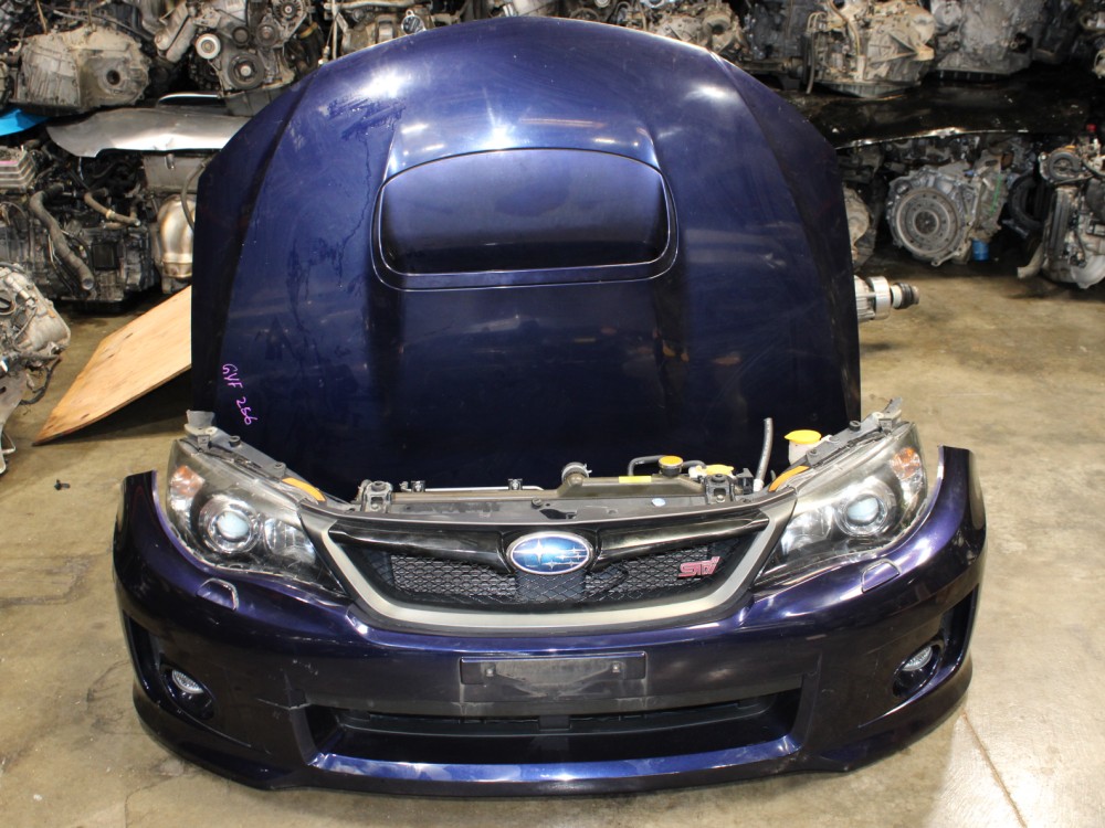 2008-2014 SUBARU WRX STI FRONT END (FRONT CLIP) HEADLIGHTS FENDER RADIATOR TRUNK