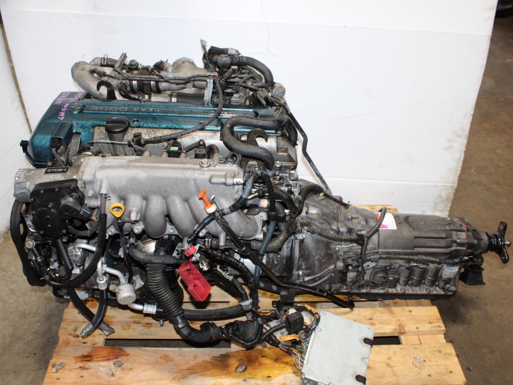 TOYOTA SUPRA ARISTO 2JZ GTE TWIN TURBO 3.0 ENGINE DOHC VVTI WITH WIRING HARNESS ECU